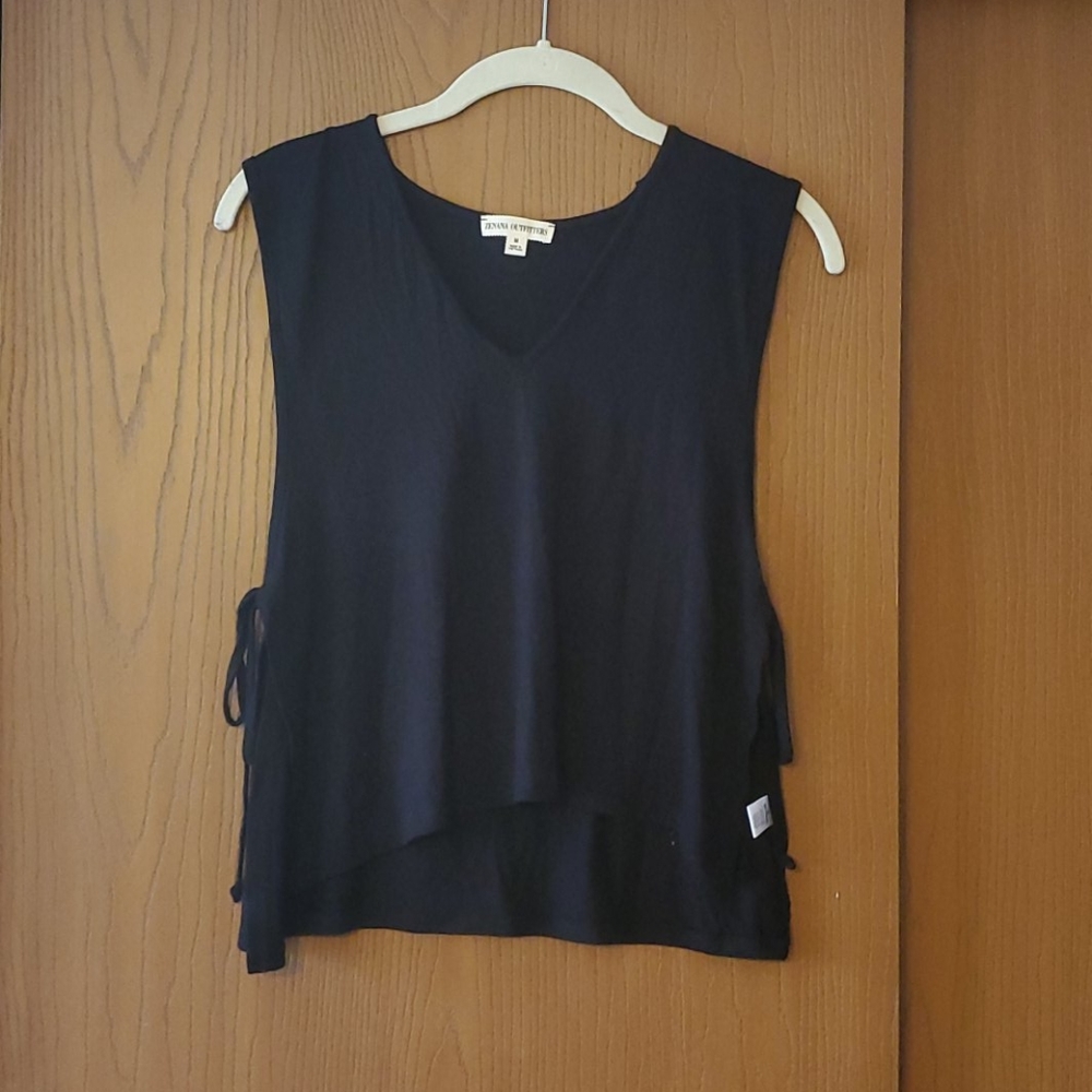 NWOT Side tie tank top